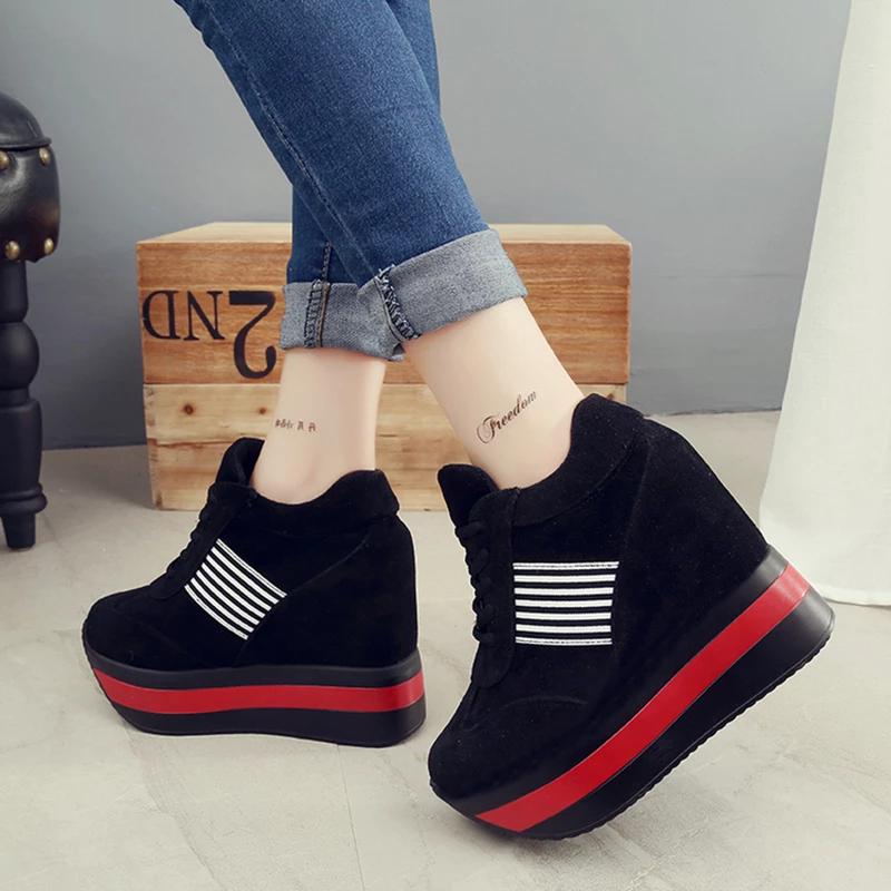 Platform Sneakers Shoes For Women Height Increasing Comfortable - China ...